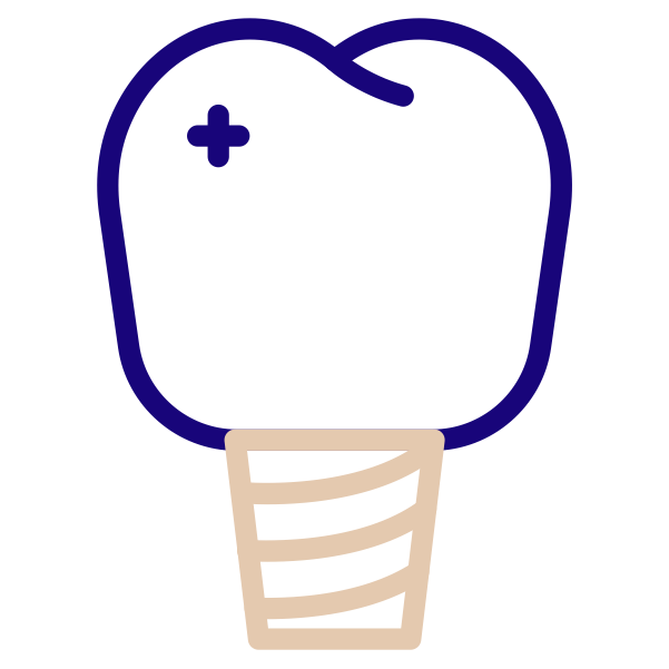 Иконка имплантация зубов